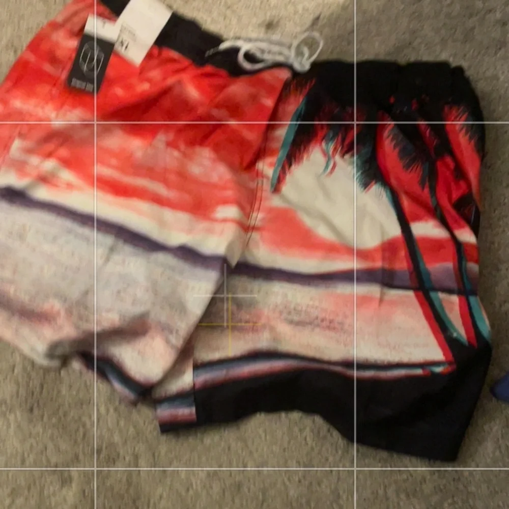 Original Use Black hot tub swim shorts colorful new size XXL